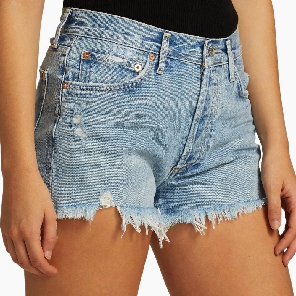 Agolde Parker Shorts - Picture 2 of 12